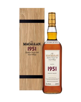 Macallan 1951 51 Year Old Fine Rare