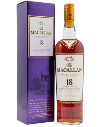 Macallan 1994 18 Year Old Sherry