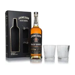 Jameson Black Barrel Gift Set with 2x Glasses