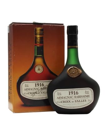 Croix de Salles 1916 Armagnac Bottled 1985