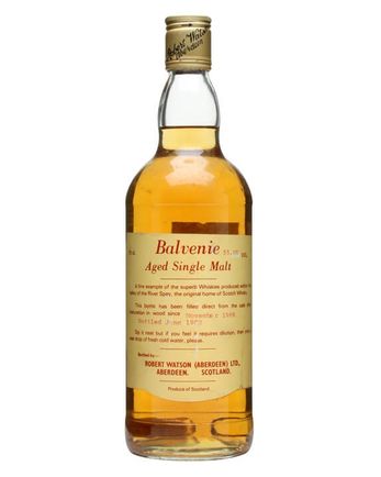 Balvenie 1969 12 Year Old Robert Watson Independent Bottler