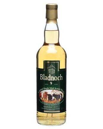 Bladnoch 9 Year Old Cow Label