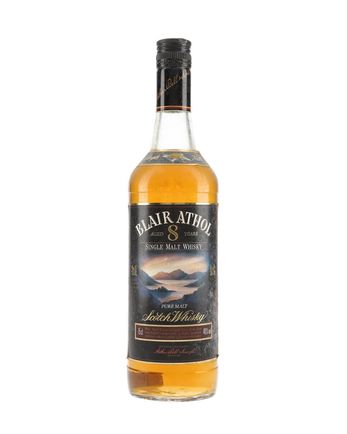 Blair Athol 8 Year Old Bottled 1980's Black Label with Sunset