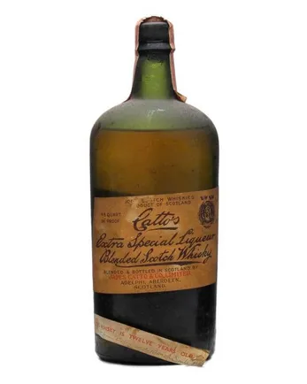 Catto's 12 Year Old Bottled 1930's