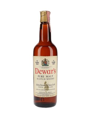 Dewar's 12 Year Old Bottled 1970s