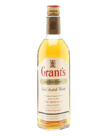 Grant's Standfast Cream Label Bottled 1970's