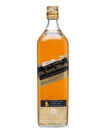 Johnnie Walker Black Label Singapore Duty Free Bottled 1970s