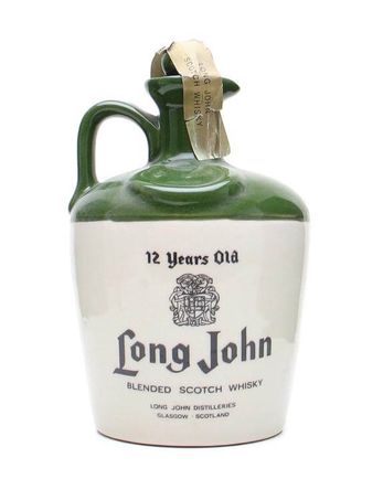 Long John Ceramic 12 Year Old Bottled 1970's