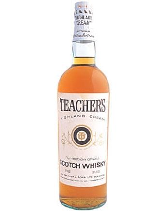 Teacher's Bottled 1950's
