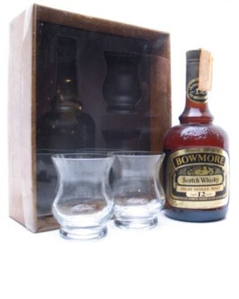 Bowmore 12 Year Old Gift Pack with 2 Glasses