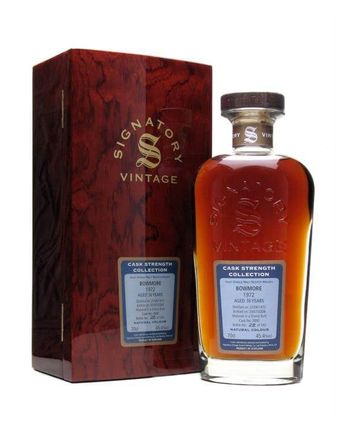 Bowmore 1972 36 Year Old Rare Reserve Sherry Butt Signatory Cask Strength Collection