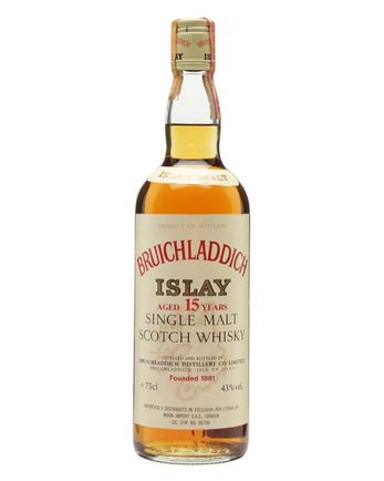Bruichladdich 15 Year Old Cask Strength Bottled 1980s
