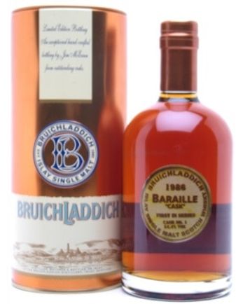 Bruichladdich 1986 Baraille Cask Sherry