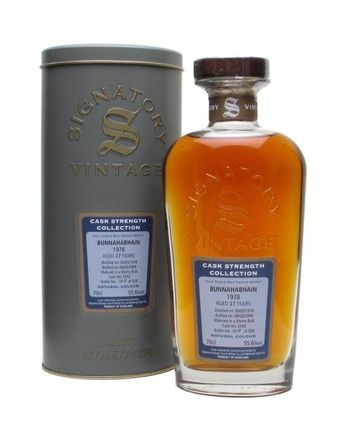 Bunnahabhain 1978 27 Year Old Sherry Cask Signatory