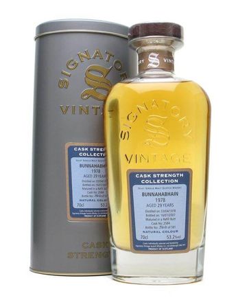 Bunnahabhain 1978 29 Year Old Signatory Cask Strength Collection