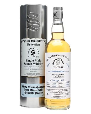 Bunnahabhain 1997 14 Year Old Peated Cask #5520-2 Signatory Un-Chillfiltered Collection