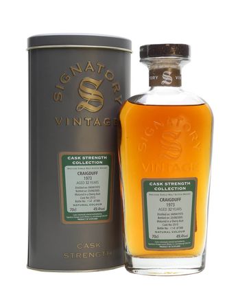 Craigduff 1973 32 Year Old Sherry Butt Signatory Cask Strength Collection