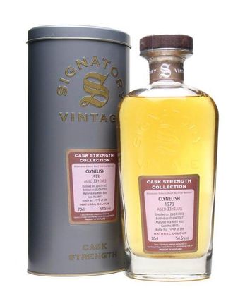 Clynelish 1973 33 Year Old Signatory Cask Strength Collection Bottled 2007