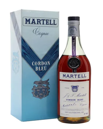Martell Cordon Bleu Cognac Bottled 1970s