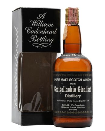 Craigellachie Glenlivet 19 Year Old Bottled 1980s Cadenhead's
