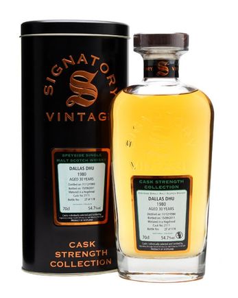 Dallas Dhu 1980 30 Year Old Cask #2111 Signatory
