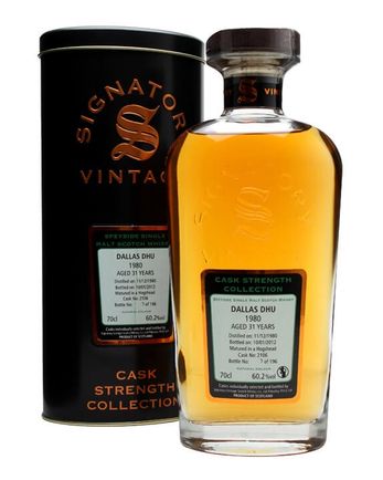 Dallas Dhu 1980 31 Year Old Cask #2106 Signatory Cask Strength Collection