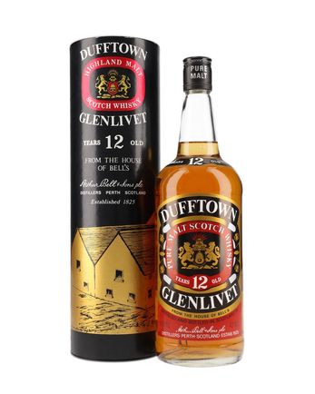 Dufftown Glenlivet 12 Year Old Bottled 1980's