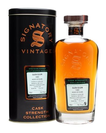 Glen Elgin 1991 20 Year Old Sherry Butt #2325 Signatory Cask Strength Collection