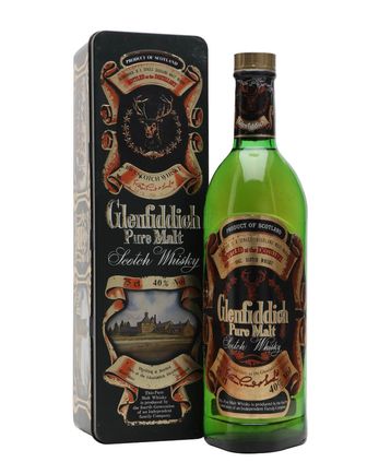 Glenfiddich Pure Malt Bottled 1980s 75cl