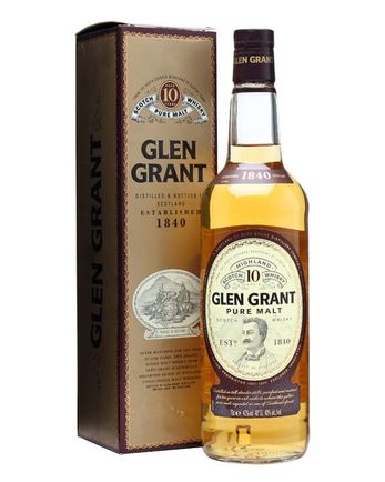 Glen Grant 10 Year Old Bottled 1990s Major's Portrait Label