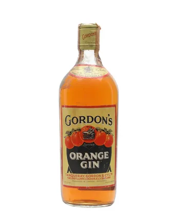 Gordon's Orange Gin Bottled 1970s