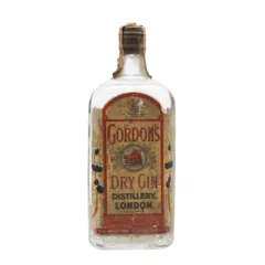 Gordon's Dry Gin / Bottled 1960s / Spring Cap