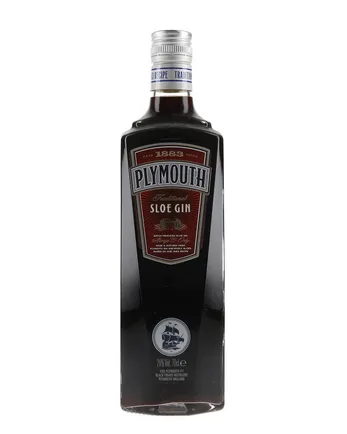 Plymouth Sloe Gin Liqueur Old Presentation
