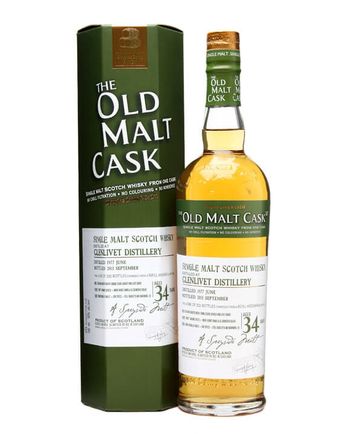 Glenlivet 1977 34 Year Old #7734 Old Malt Cask Douglas Laing