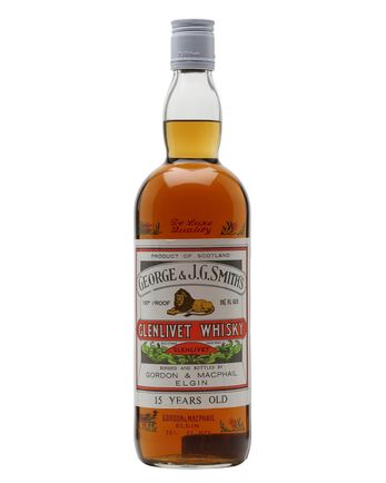 Glenlivet 15 Year Old Smith's Bottled 1970s Stencil Bottle Gordon & Macphail
