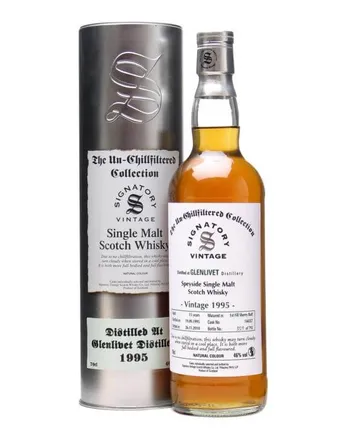 Glenlivet 1995 15 Year Old Sherry Butt #144357 Signatory Un-Chillfiltered Collection