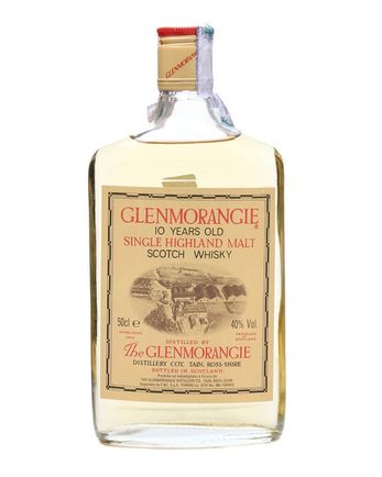 Glenmorangie 10 Year Old Flat Bottle Bottled 1990s