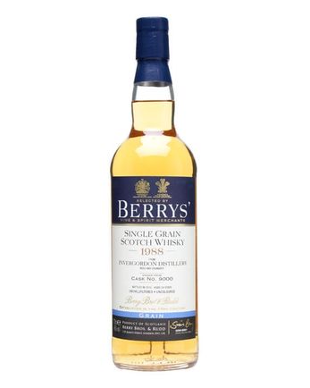 Invergordon 1988 24 Year Old Cask #9000 Berry Bros Berry Bros & Rudd