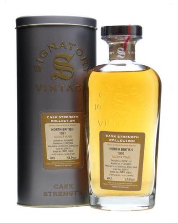 North British 1991 17 Year Old Californian Sherry Cask Signatory