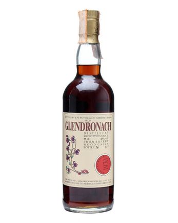 Glendronach 1970 Bottled 1990 Sherry Casks Samaroli