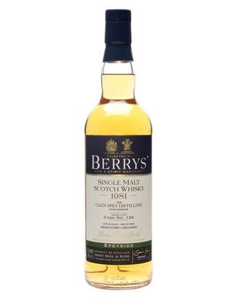 Glen Spey 1981 Berry Brothers & Rudd