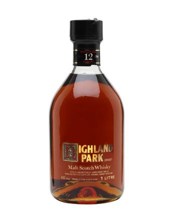 Highland Park 12 Year Old Screenprinted Label