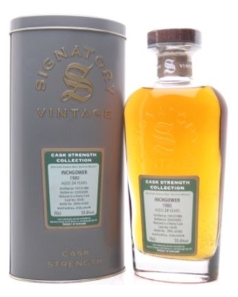 Inchgower 1980 24 Year Old Sherry Cask Signatory