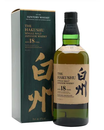 Suntory Hakushu 18 Year Old