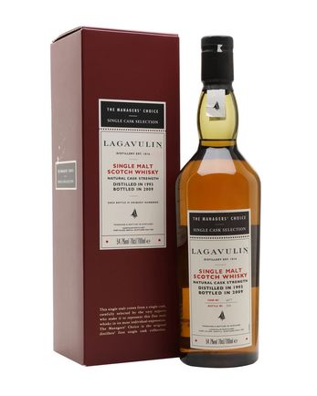 Lagavulin 1993 15 Year Old Managers Choice Sherry Cask