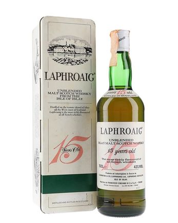 Laphroaig 15 Year Old Bottled 1980s
