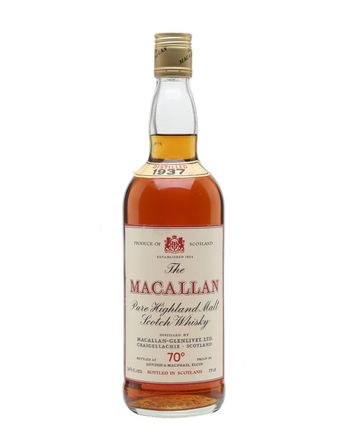 Macallan 1937 Sherry Cask Bottled 1970s Gordon & Macphail
