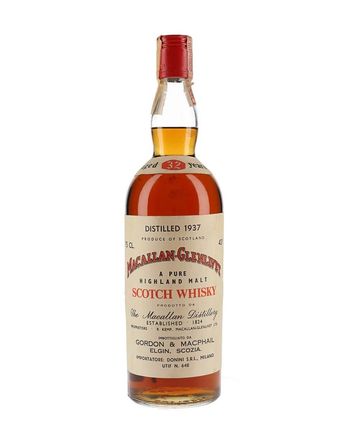Macallan Glenlivet 1937 32 Year Old Sherry Cask G M Gordon & Macphail