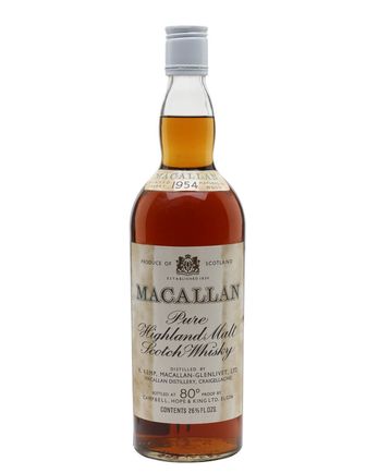 Macallan 1954 Bottled 1960s