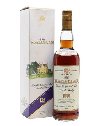 Macallan 1979 18 Year Old Vintage Label